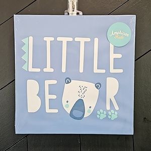 Little Bear Canvas Wall Art